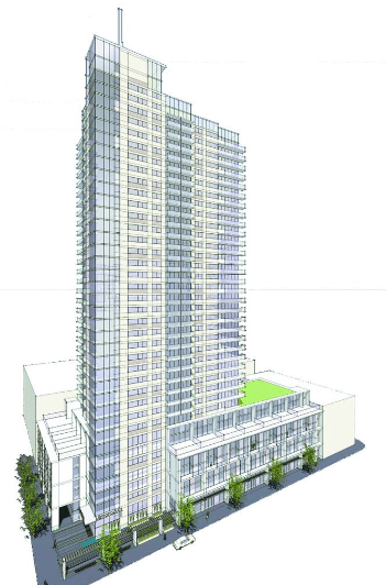Metropolitan high-rise rendering